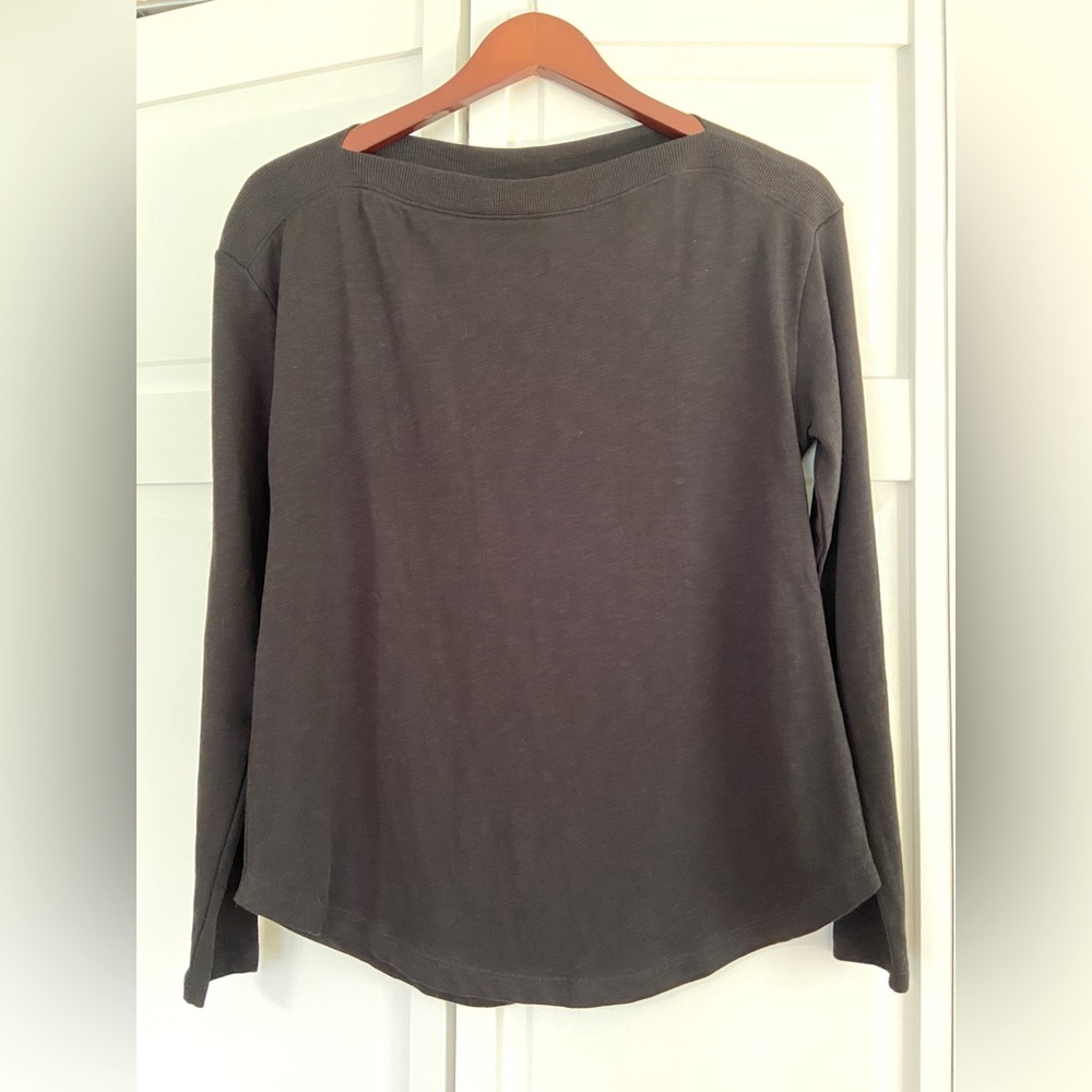 LOFT Long Sleeve Boatneck Tee NWT Small